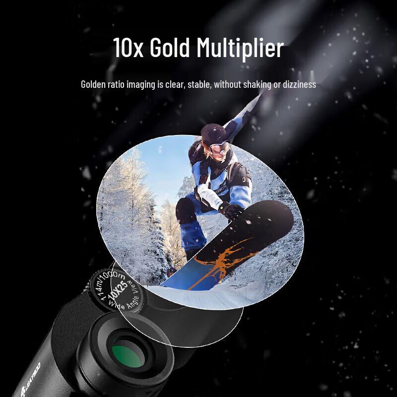 Компактный бинокль Leaysoo 10x25