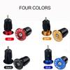 2Pcs Aluminum Alloy Bicycle Handlebar End Plugs Caps for Road Mountain Bike MTB