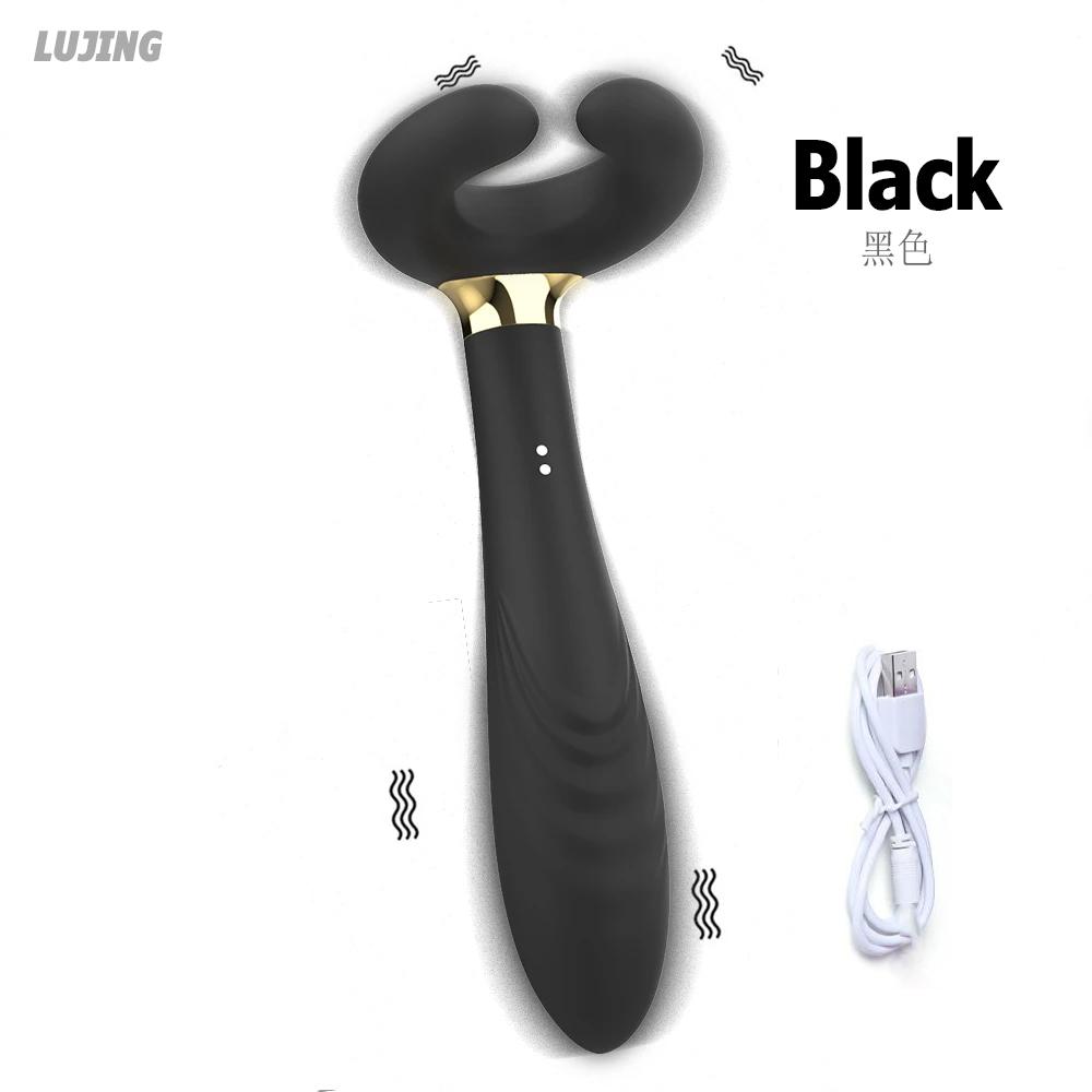 Пенис-мастурбатор, вибратор для точки G, двойное проникновение, клитор, клиторальный фаллоимитатор, вибратор, juguetes sexul3s, секс-продукт для взрослых для пар