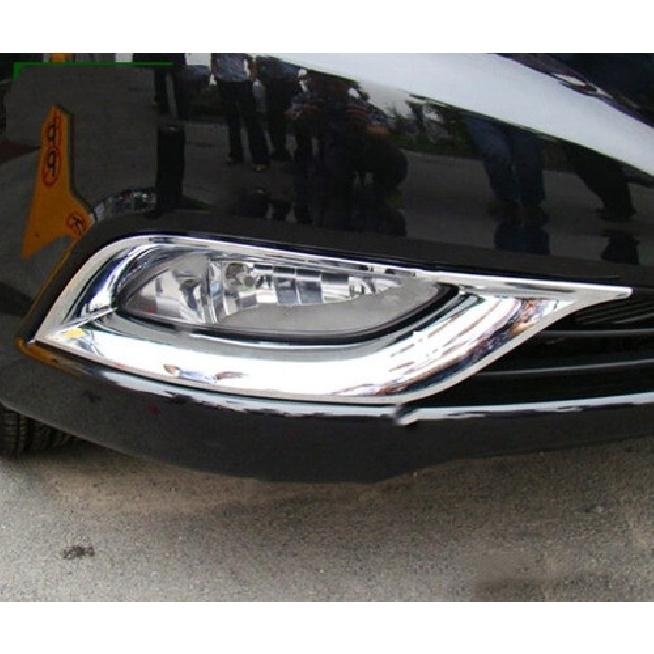 Для Hyundai Sonata 2011-2014 Хромированный стиль Накладка на рамку передней противотуманной фары Пара