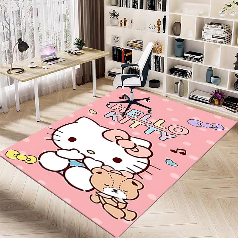 1 шт. Ковер Hello Kitty Коврик для офиса Наружный коврик Декор для дома Ковер для зоны Фестивальный подарок