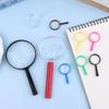 10 шт. Портативная ручная мини-лупа Детские инструменты для наблюдений для школы, улицы, научные принадлежности