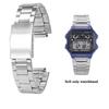 Для Casio W-212HD W-218H W-218HD-1A SGW-300H/400 Серии Аксессуары для ремешка 18 мм Ремешок для часов Складная застежка Браслет Ремешки для часов