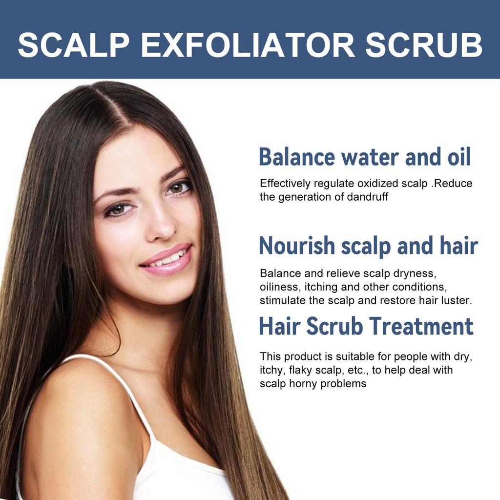 Скраб для кожи головы, Скраб для отшелушивания кожи головы, Кожа головы, Зуд кожи головы от перхоти, Питательный уход за волосами, Освежающий, Успокаивающий кожу головы, Наращивание, Очищающий