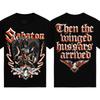 Новые Горячие Официальные Графические Топы Sabaton Женские Мужские Оверсайз Футболка Y2k Хэви-метал Группа Короткий Рукав Женский Мужской Высококачественные Футболки