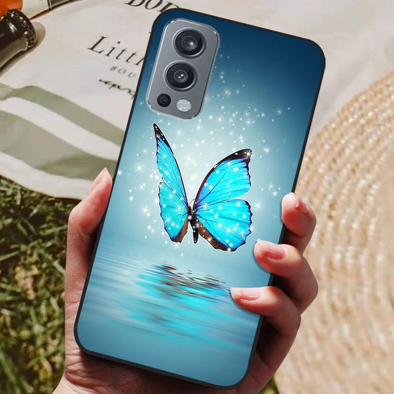 Для OnePlus Nord 2 5G Чехол Силиконовая Задняя Крышка Чехол для Телефона Для OnePlus Nord2 5G Чехлы для One Plus Nord 2 5G Мягкий Бампер Funda