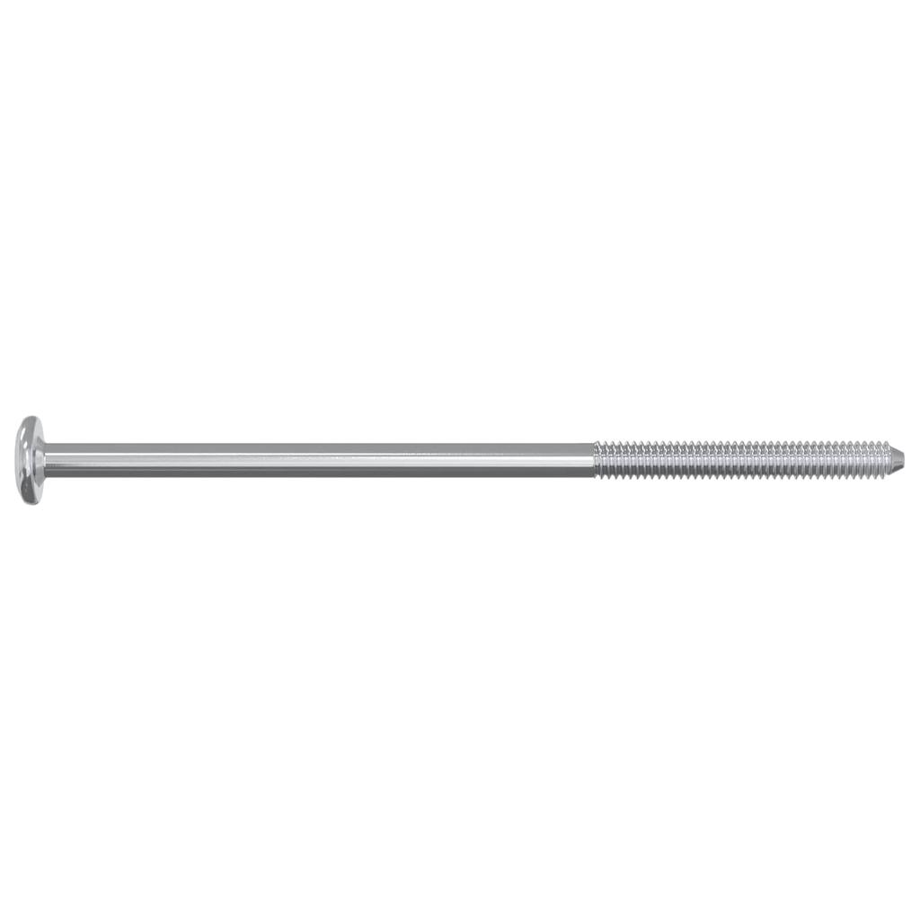 Screw 2 pcs Silver M6 x 120 mm Steel