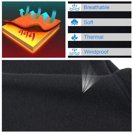 Безопасный утеплитель для шеи, мягкий, толстый, холодостойкий