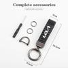 RRPM6 Car Logo Carbon Fiber Pattern Car Keychain for Kia Sportage Ceed Picanto Rio ProCeed Niro 5 3 4 K7 K5 K8 K3 Ray K9 Accessories