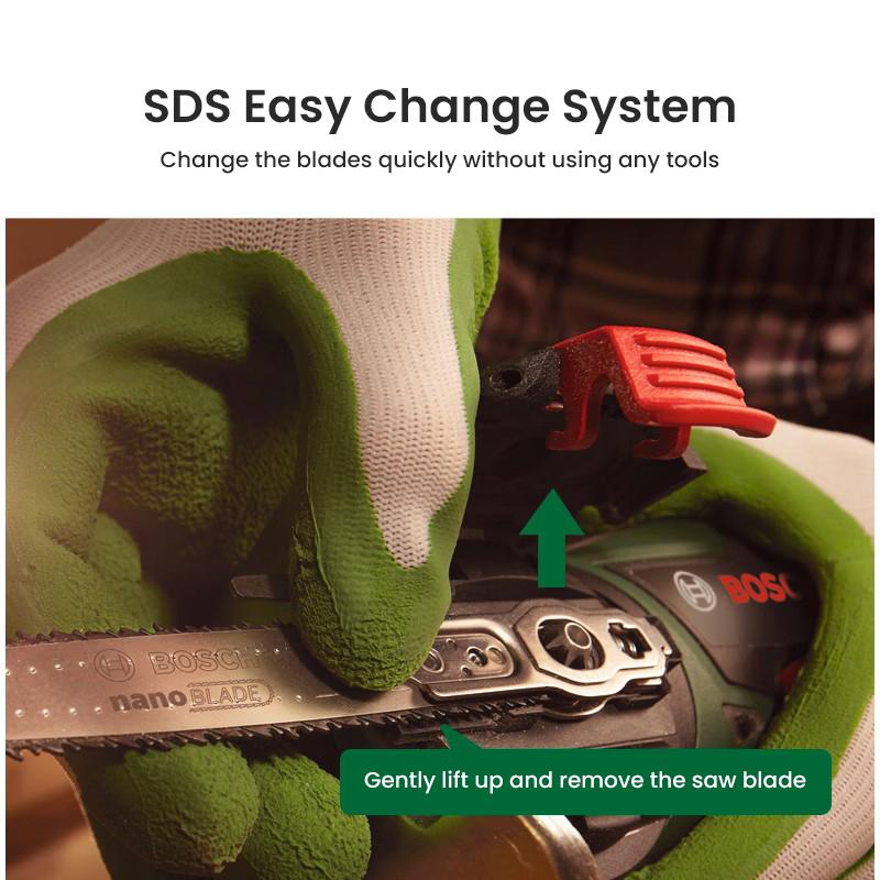 Bosch Cordless Mini Chain Saw Advanced Cut 18V Advanced Cut 18V Cordless Mini Chain Saw Without Battery