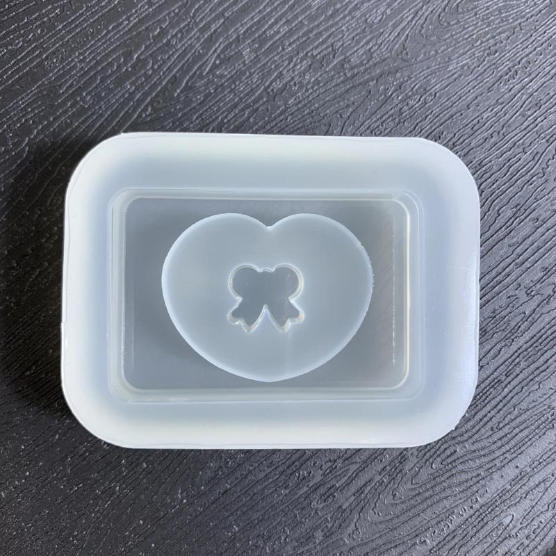 Блестящие силиконовые формы для украшений, ангел, медведь, бант, брелок, форма для самостоятельного изготовления кулонов, ювелирных изделий из эпоксидной смолы