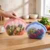 Food Grade Fresh Keeping Bag Self Sealing Preservation Bags Silicone Food Storage Bag  Fruits