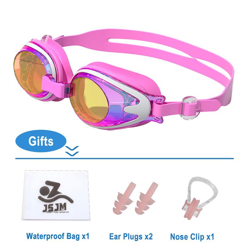 Новые детские очки для плавания, противотуманные, анти-УФ, очки для плавания, силиконовые, регулируемые, профессиональные очки для плавания, унисекс