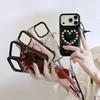 Чехол для iPhone 17 Pro Max: Текстура кожи премиум-класса с 3D-заклепками, также подходит для iPhone 16 Pro и iPhone 15