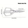 High Quality Multifunctional Kitchen Scissors Chicken Bone Scissors Fish Scale Scraper Bottle Opener Walnut Clip Kitchen 2