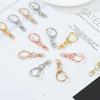 10Pcs Metal DIY KeyChain Split Ring Collar Carabiner Snap Bags Strap Buckles Hook Lobster Clasp