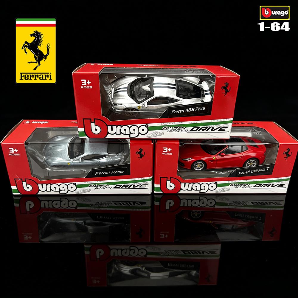 Ббураго 1:64 Серия Ferrari California T 488 PISTA ROMA сплав роскошный автомобиль литьевая модель автомобиля игрушка коллекция подарок