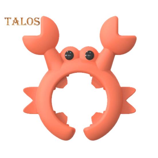 1/2 шт. силиконовый держатель для лопатки в форме краба, подставка для ложки, не допускающая ожогов, для кастрюли, неперфорированная подставка для вилок, кухонный гаджет