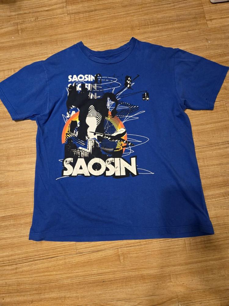 Saosin Band Tour for Fans Royal Blue Unisex Cotton Adult Tee Shirt AL637 Unisex T-Shirt