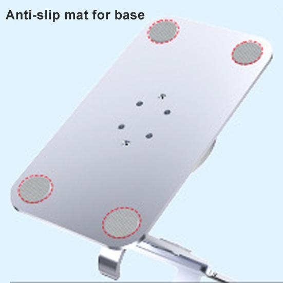 Держатель для телефона, вращающаяся на 360 градусов алюминиевая регулируемая стабильная поддержка, настольный сплав, ленивая подставка для телефона