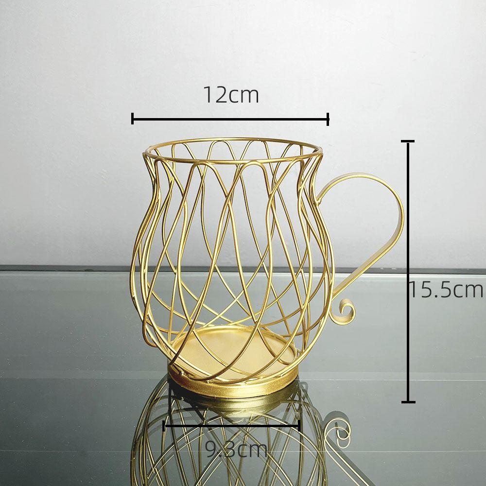 Hollow Coffee Capsule Holder Metal Wire Coffee Pod Storage Stand Elegant K Cup Organizer  Kitchen