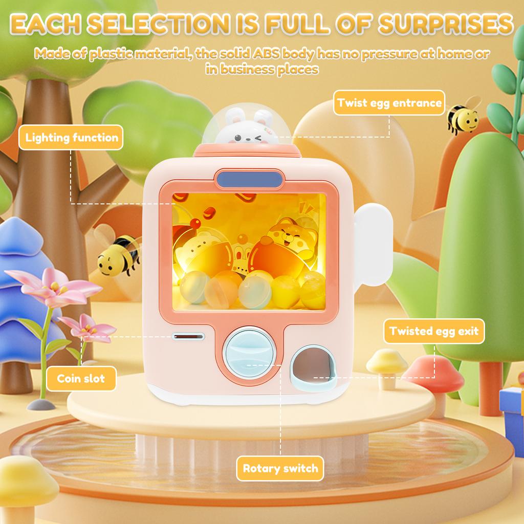 Детский игрушечный торговый автомат Веселый мини-настенный автомат для конфет Развивает координацию рук и глаз Игра с клешней Сенсорная игрушка Детские рождественские подарки Игрушки