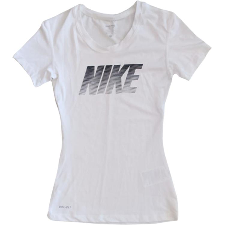 New Nike ProDri Fit T Shirt Women's White 908610-100