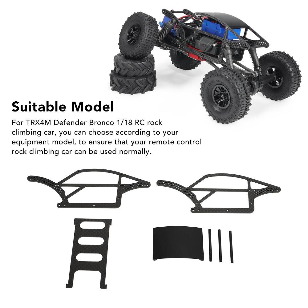 Lightweight RC Chassis Kit for TRX4M Defender Bronco 1/18 RC Crawler Car RC Crawler Upgrade