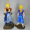 Доступны сейчас Анимация Фигурки Dragon Ball Gogeta Vegetto Фигурки ПОЛИВИНИЛХЛОРИД Статуэтка Украшение для комнаты Коллекционная Миниатюрные Игрушки Подарки