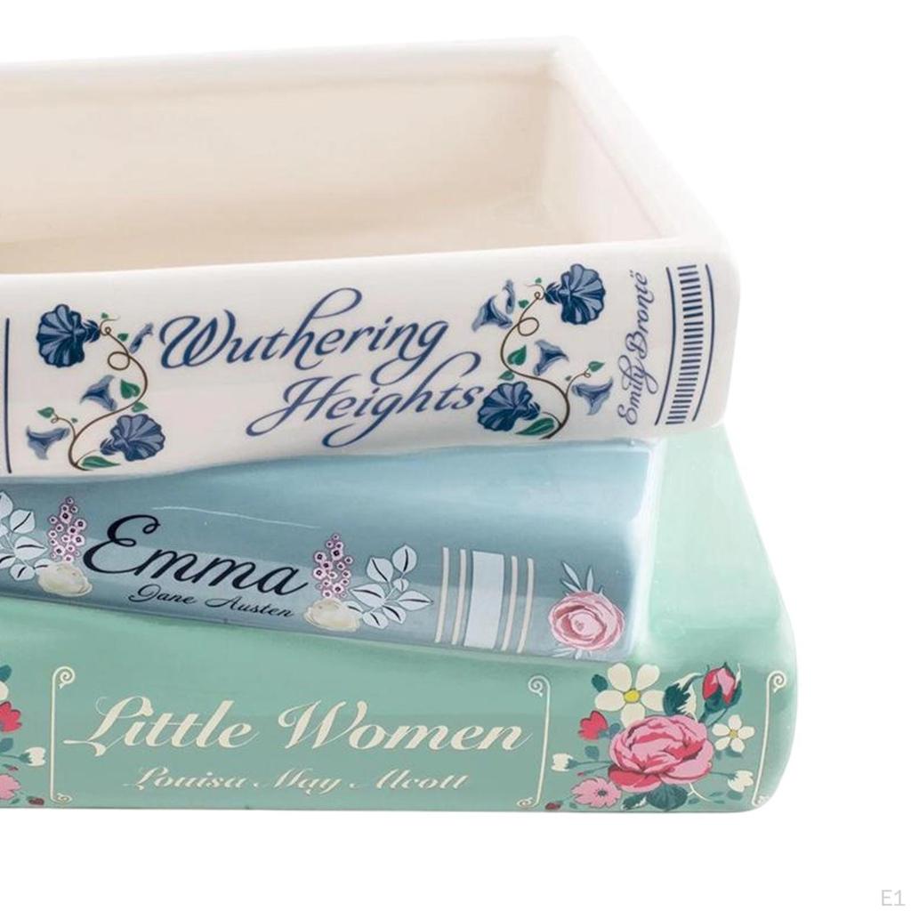 Цветочный горшок в форме книги, статуэтка растения, декоративная фигурка, небольшая ваза для суккулентов для улицы