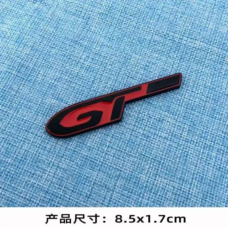 3D Metal Car GTLINE Badge Trunk Fender Badge Sticker for Kia Sportage Ceed Picanto Rio ProCeed Niro 5 3 4 K7 K5 K8 K3 Ray K9 VU8
