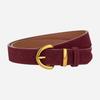 Trendy Pin Buckle Waistband Casual Business Waist Strap Women Suede Leather Belt