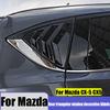 For Mazda CX-5 CX5 2017-2025 ABS Rear Triangle Window Decoration Louver Car Exterior Decoration Product Modification Parts