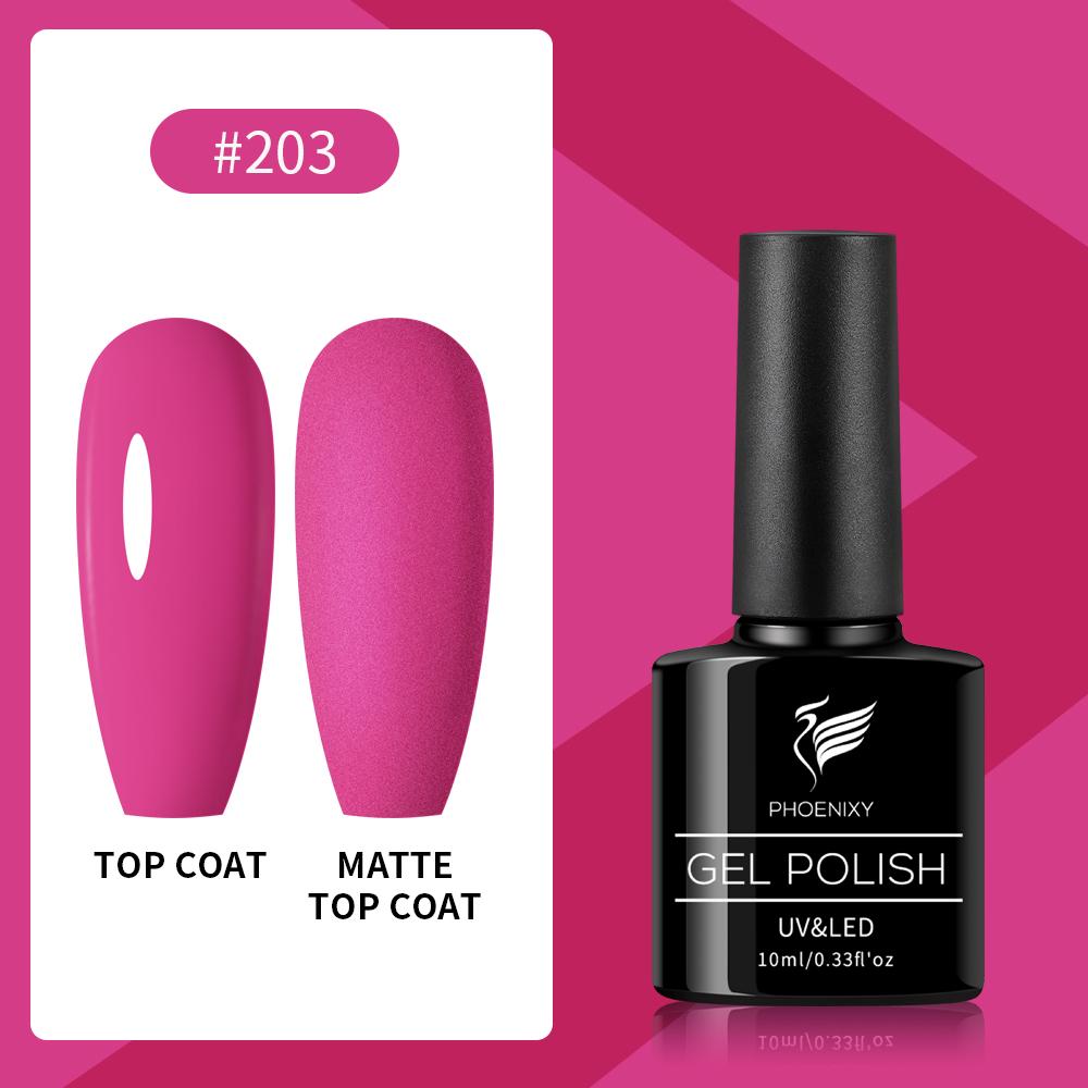 PHOENIXY 10 мл Гель-лак Полуперманентный Гель-лак Цвет Замачиваемый УФ LED Гель Материал для Нейл-арта