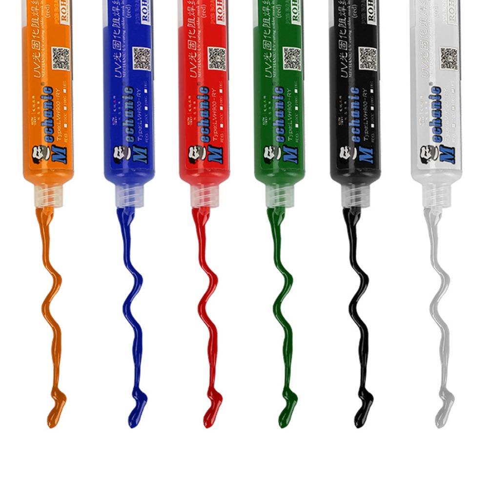 Чернила для паяльной маски, предотвращающие коррозионную дугу, 10CC, УФ-отверждаемые чернила для пайки, паста для печатной платы BGA