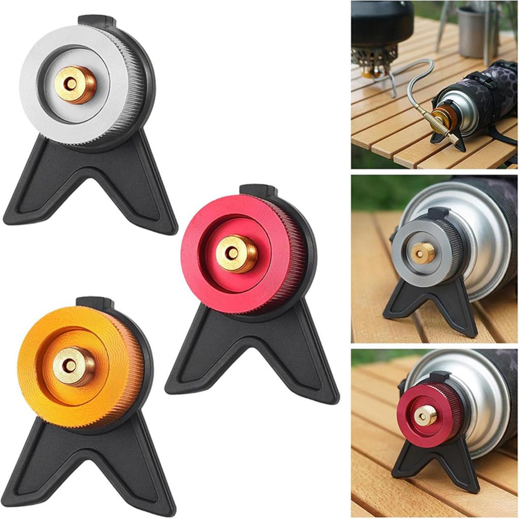 Outdoor Camping Stove Gas Tank Adapter Propane Tank Adapter Gas Burner Conversion Head Camping Gear