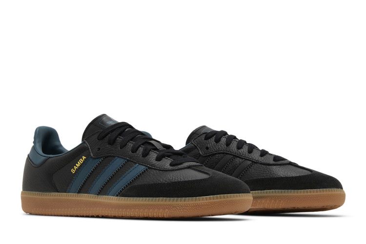 adidas Samba OG Черный Арктическая Ночь Резина (Женский)