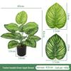 Artificial Potted Green Plant for Indoor and Outdoor Decoration - Home, Hotel, Courtyard, or Desktop Bonsai Ornament.