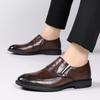 Men's Genuine Leather High-end Business Formal Casual Leather Shoes Men's Shoes Soft Leather British Loafers