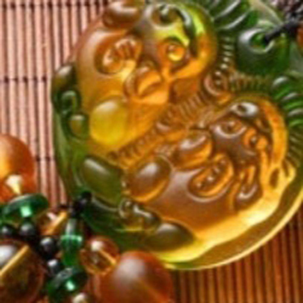 Chinese Fengshui Maitreya Beast  Pendant Keyring Accessories Car Key Pendant Guanyin Pendants