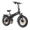 Pixar F2 folding fat tire electric bicycle,48V 250W high-speed brushless motor,48V 15Ahbattery,20×4",5-speed power assist,front fork suspension.