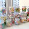 Plastic Candy Jars Plastic Cookie Jars With Lids Food Storage Container Wide Mouth Jar Reusable Cookie Container