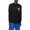 PALM ANGELS Sprayed Palm Logo Over Longsleeve T shirt Men's PMAB001F22JER0031055