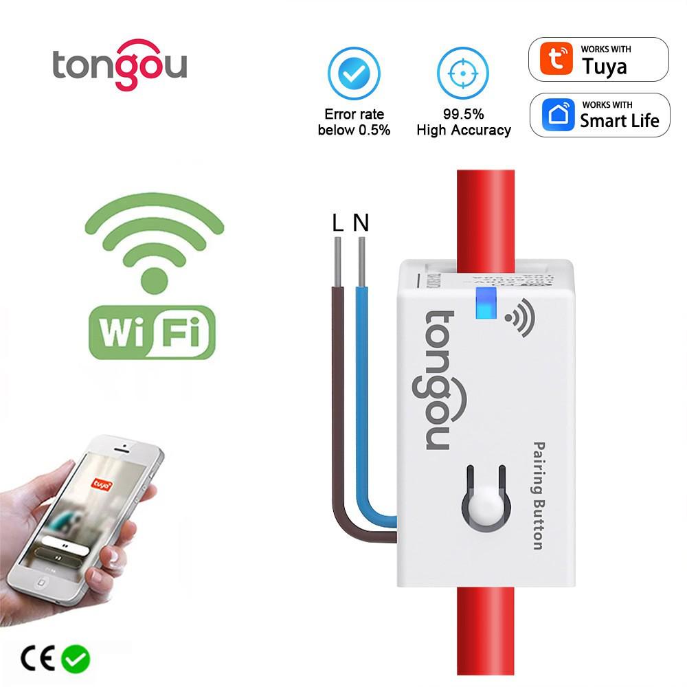 Tuya Smart WiFi Energy Meter: Real-time Household Power Consumption Monitor