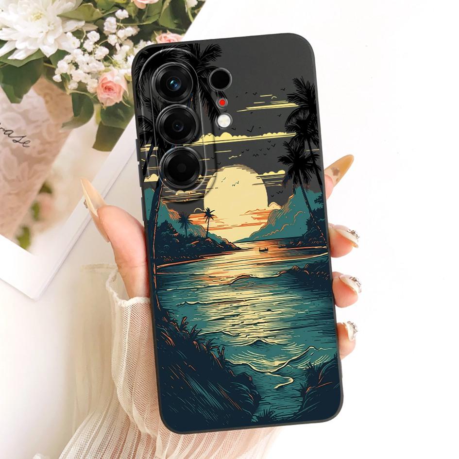 For Tecno Camon 50 4G CN5 Case Camon 50 Pro 4G CN5c Cover Cute Cartoon Soft Silicone Shell For Tecno Camon 50 Pro 5G CN7c Bumper