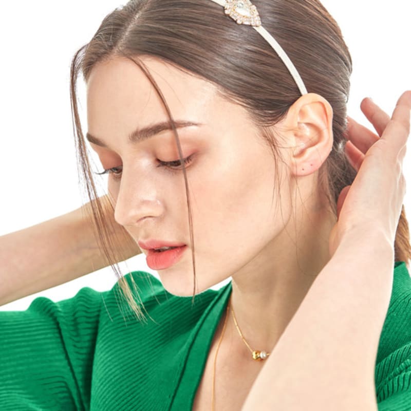 Ободок для волос с двойными каплями воды