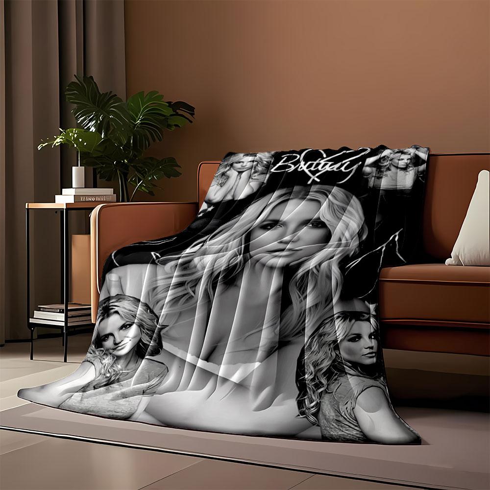 Pop Star Portrait Blanket for all seasons blanket lunch break throw gift