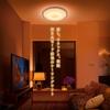 Doshisha MADOROMI Luminous LED Ceiling Light, 8-tatami mat size, with bonfire mode, 11 levels of dimming and color adjustment, 3800lm, and remote