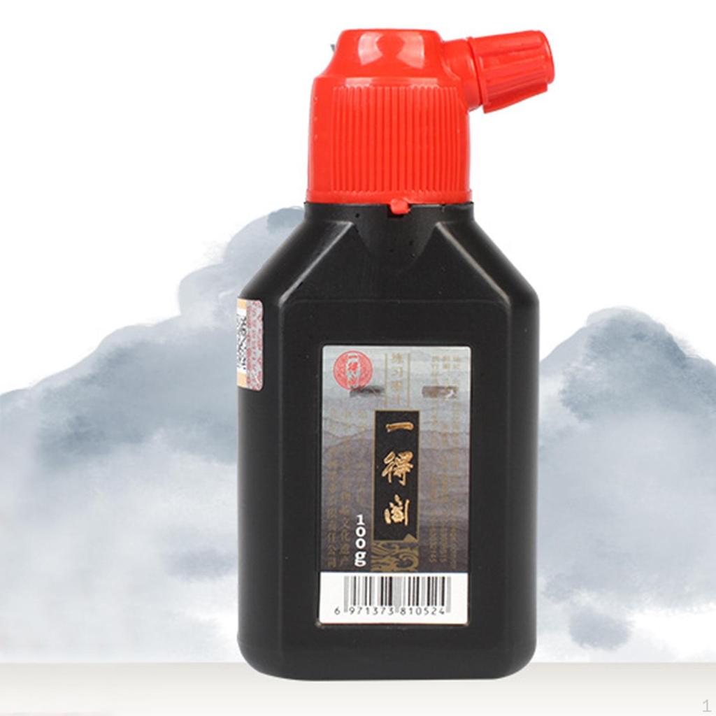 Black Ink for Japanese Brush Calligraphy & Chinese Traditional Artworks