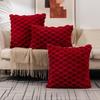 Woven Snowflake Velvet Pillow Cover Comfortable Pillow core protection  Living Room